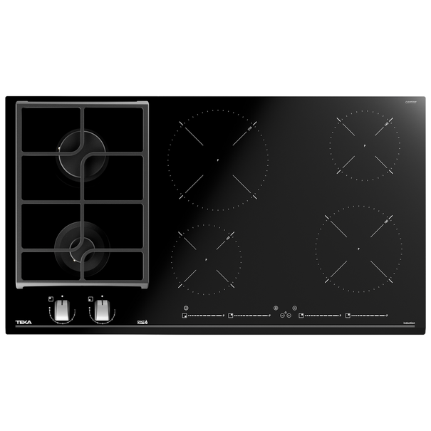 Комбинированная варочная панель Teka HYBRID JZC 96324 ABN (Черный)
