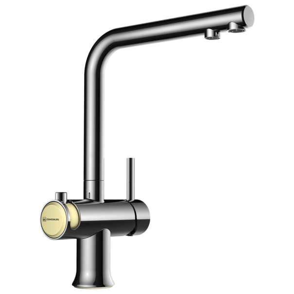 Смеситель для кухни OMOIKIRI Hotaru (Ваниль / Хром)