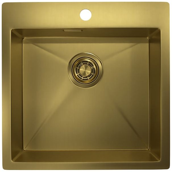 Кухонная мойка GRANULA 5151 (Золото сатин)
