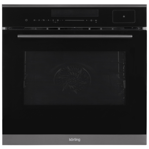 Электрический духовой шкаф с паром Korting OKB 1350 G Steam (Черный)