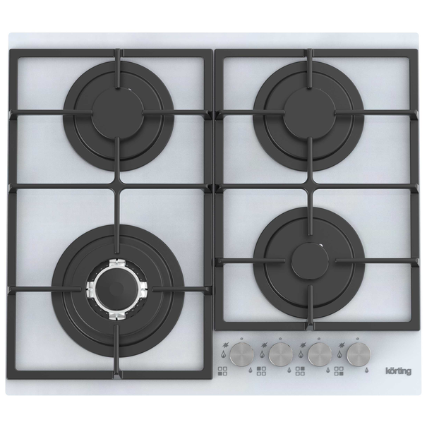 Газовая варочная панель Korting HGG 6734 CT (Белый)