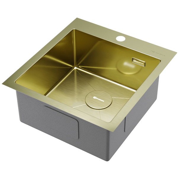 Кухонная мойка OMOIKIRI Akisame 46 (Светлое золото)