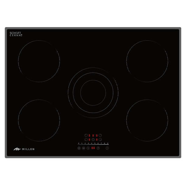 Электрическая варочная панель MILLEN MEH 702 (Черный)
