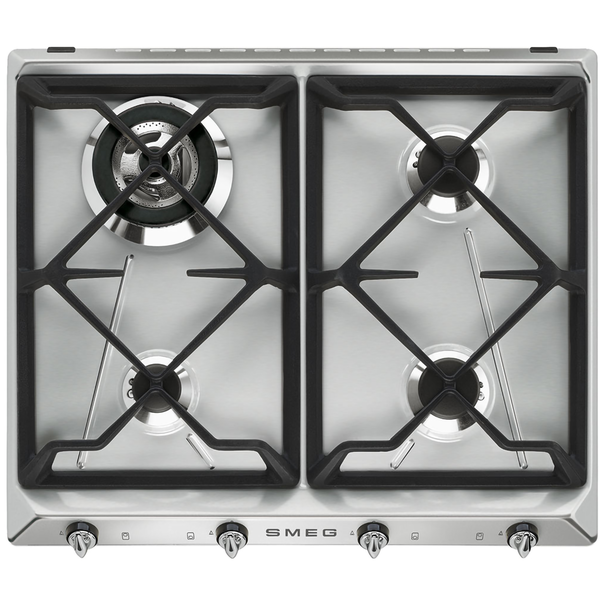 Газовая варочная панель Smeg SR964 (Нержавеющая сталь)