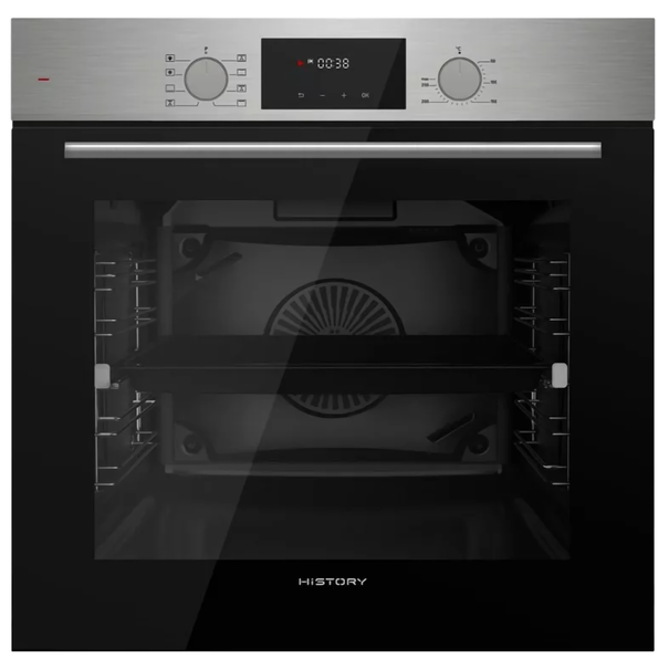 Электрический духовой шкаф HiSTORY OE728B.F (Нержавеющая сталь)