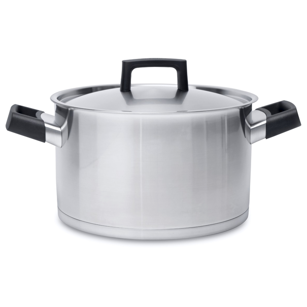 Кастрюля с крышкой 24см 6.4л BergHOFF Ron 3900024 (Нержавеющая сталь)