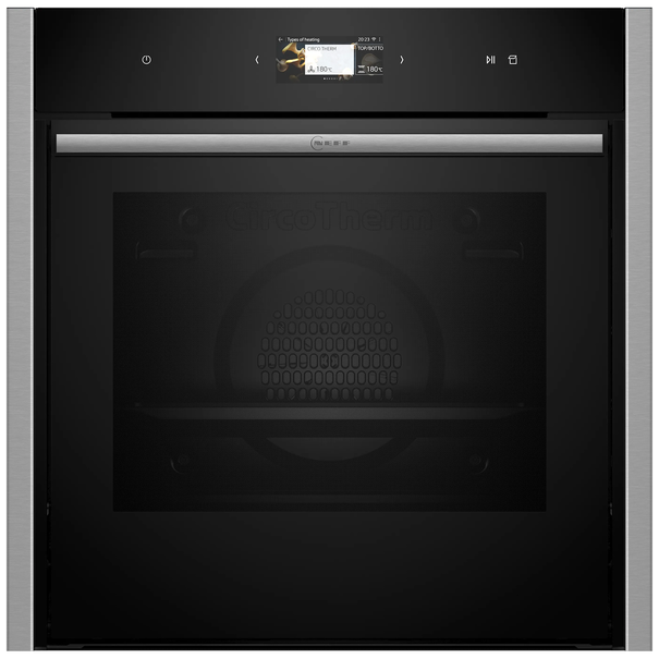 Электрический духовой шкаф с паром NEFF B64VS31N0 (Черный / Нержавеющая сталь)