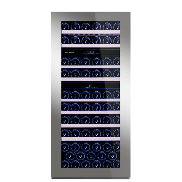 Встраиваемый винный шкаф Dunavox DAB-65.178TSS.TO (Нержавеющая сталь)