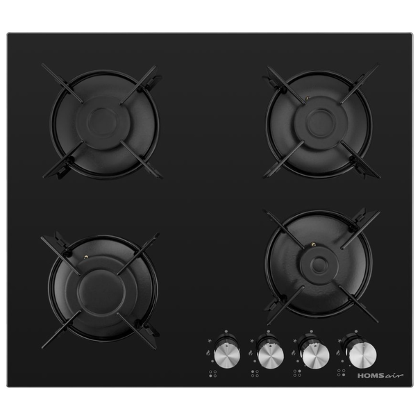 Газовая варочная панель HOMSair HGG641E (Черный)