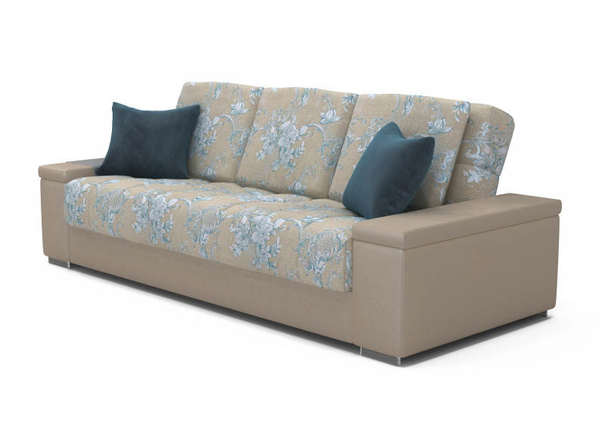 Диван    Orion прямой c 1 столешницей, цвет: Amely blue