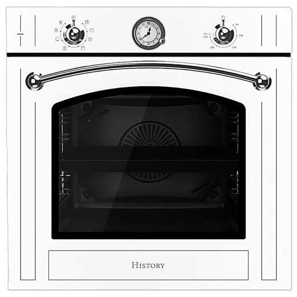 Электрический духовой шкаф HiSTORY OE778B.R (Белый)