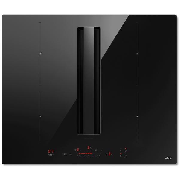 Индукционная варочная панель с вытяжкой Elica NIKOLATESLA ALPHA B BL/A/60 (Черный)