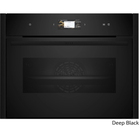 Компактный духовой шкаф с пароваркой Neff C29FS3AY0 Deep Black (Глубокий черный)