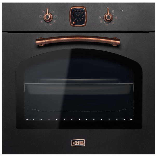 Электрический духовой шкаф Korting OKB 481 CR (Черный матовый / Медь)