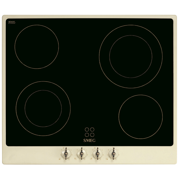 Электрическая варочная панель Smeg P864 (Кремовый)