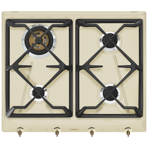 Газовая варочная панель Smeg SRV864 (Кремовый)