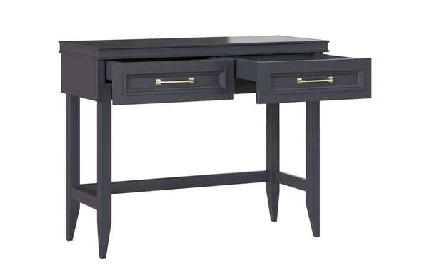 Туалетный стол Орландо с 2-мя выдвижными ящиками Серый уголь