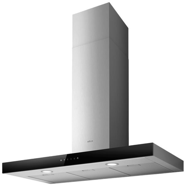 Т-образная вытяжка Elica JOY /A/90 (Черный / Нержавеющая сталь)