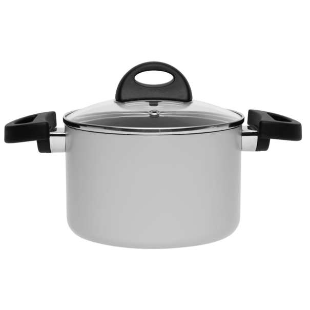 Кастрюля с крышкой 16см 2.1 л BergHOFF Eclipse 3700170 (Серый)