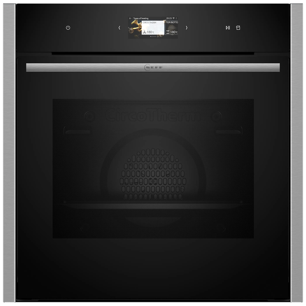 Электрический духовой шкаф с паром NEFF B24FS33N0 (Черный / Нержавеющая сталь)