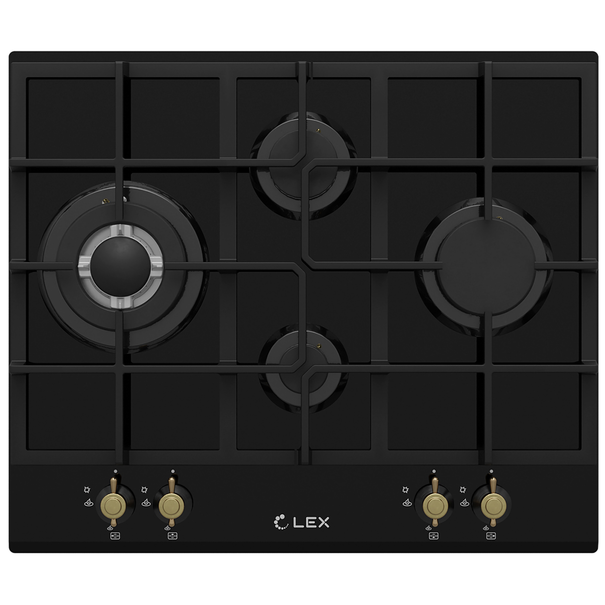 Газовая варочная панель LEX GVG 643C (Черный)