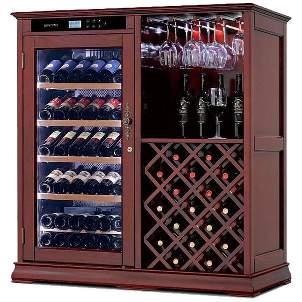 Винный шкаф Meyvel MV66-WM1-BAR-C (Махагон)