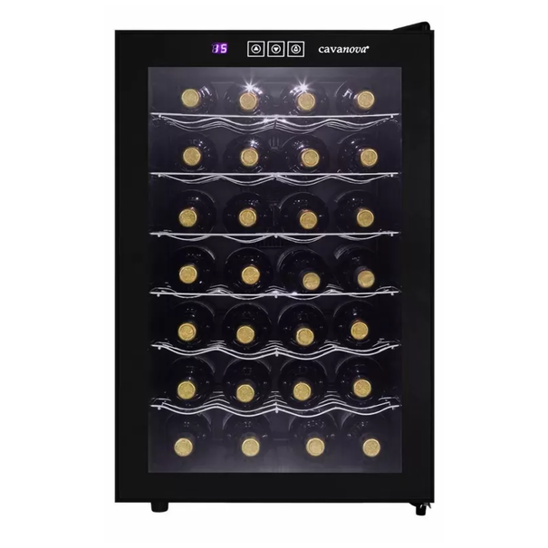 Винный шкаф Cavanova CV028NS (Черный)