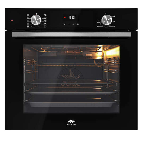 Электрический духовой шкаф MILLEN MEO 6004 (Черный / Нержавеющая сталь)