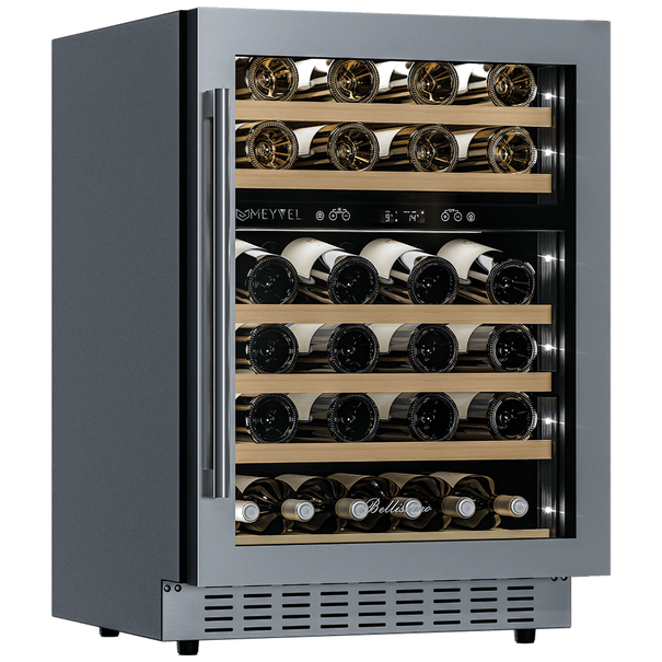 Винный шкаф Meyvel MV46PRO-K T2 (Нержавеющая сталь)