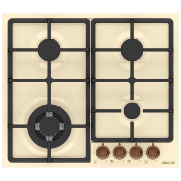 Газовая варочная панель GRAUDE GSK 60.1 M (Бежевый)