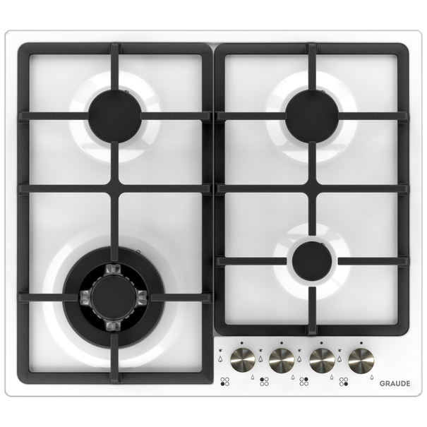 Газовая варочная панель GRAUDE GS 60.2 M (Белый)