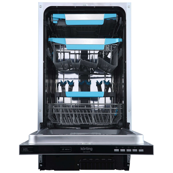 Встраиваемая посудомоечная машина Korting KDI 45570 (Нержавеющая сталь)