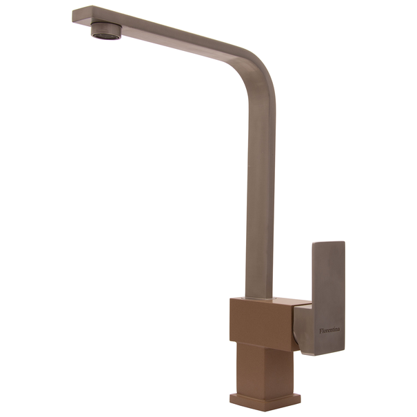 Смеситель для кухни Florentina СИЛЬВЕР FL (Капучино)