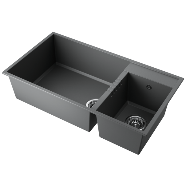 Кухонная мойка OMOIKIRI Tedori 85-2-U (Платина)