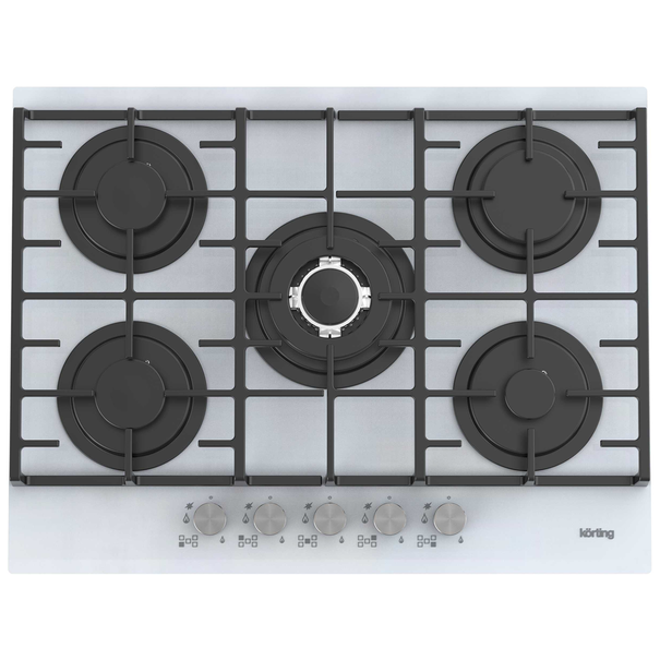 Газовая варочная панель Korting HGG 7835 CT (Белый)