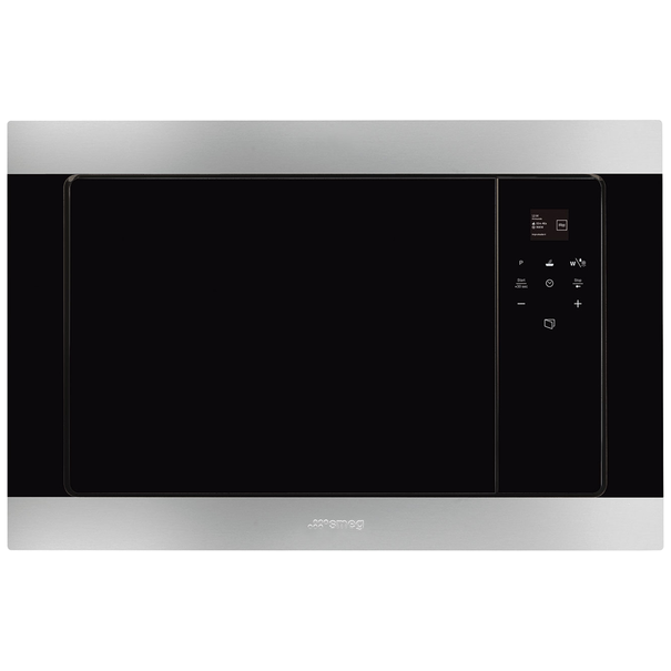 Встраиваемая микроволновая печь Smeg FMI320 (Нержавеющая сталь)