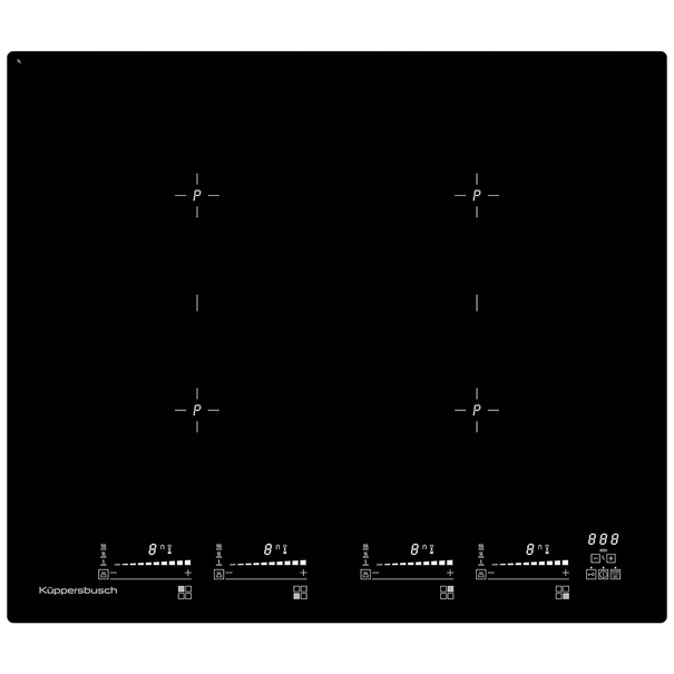 Индукционная варочная панель Kuppersbusch KI 6800.0 SR (Черный)