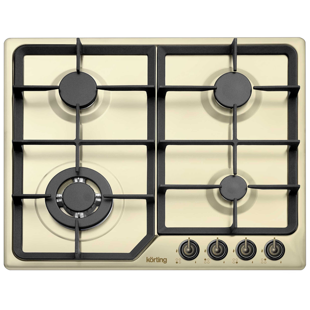 Газовая варочная панель Korting HG 630 CTS (Слоновая кость)