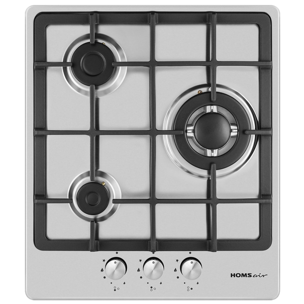 Газовая варочная панель HOMSair HGS433TGC (Нержавеющая сталь)