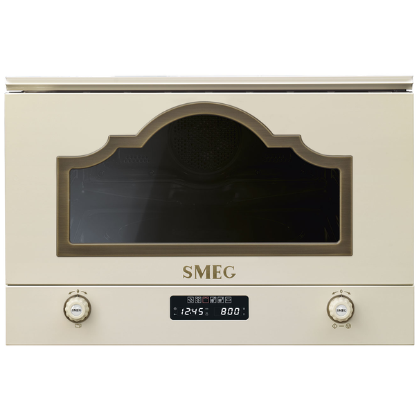 Встраиваемая микроволновая печь Smeg MP722 (Кремовый)