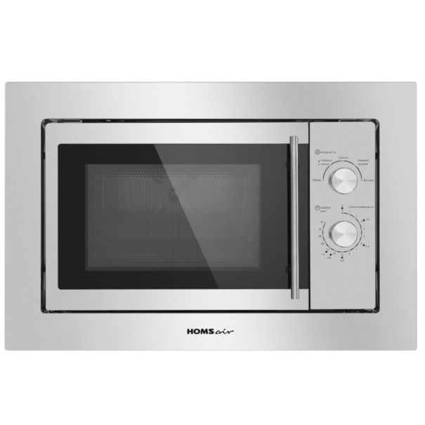 Встраиваемая микроволновая печь HOMSair MOB201 (Нержавеющая сталь)