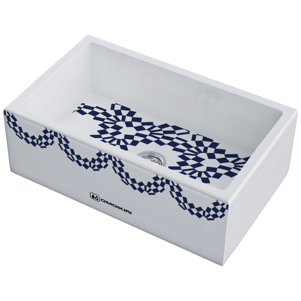 Кухонная мойка OMOIKIRI Mikura 76-Tokyo-2 (Белый)