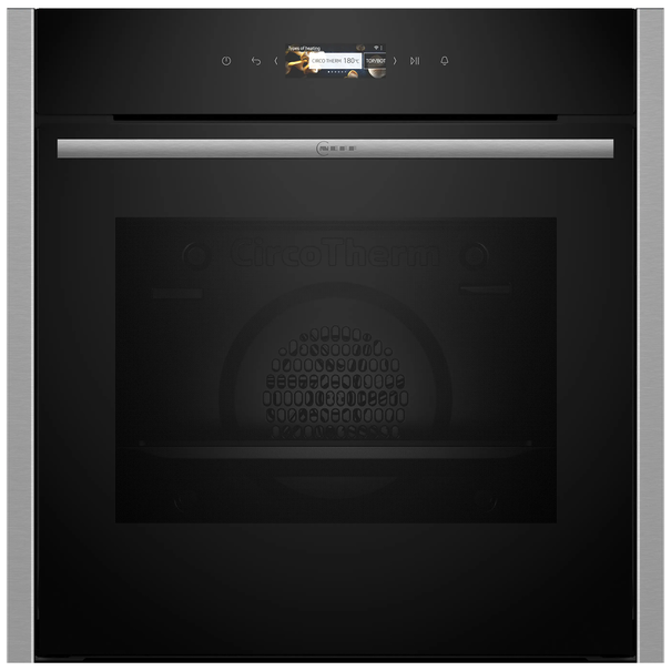Электрический духовой шкаф NEFF B24CR71N0 (Черный / Нержавеющая сталь)