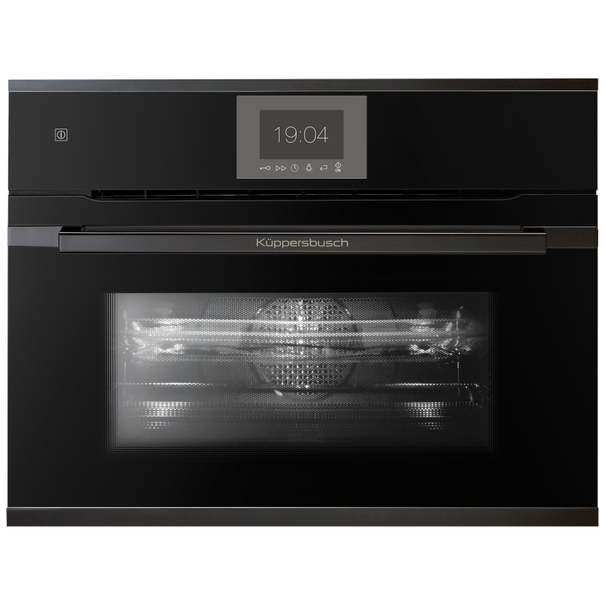 Компактный духовой шкаф с свч Kuppersbusch CBM 6550.0 S (Black Chrome)