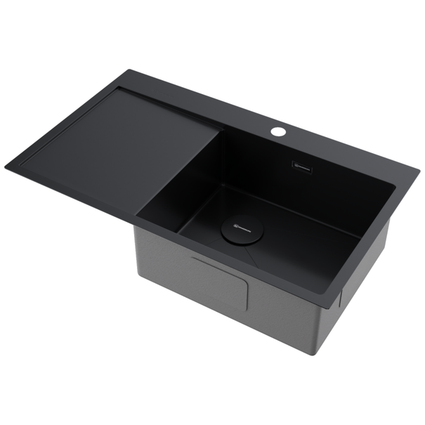 Кухонная мойка OMOIKIRI Akisame 86 Side-R (Графит)