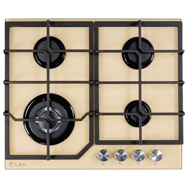 Газовая варочная панель LEX GVG 640-1 (Бежевый)