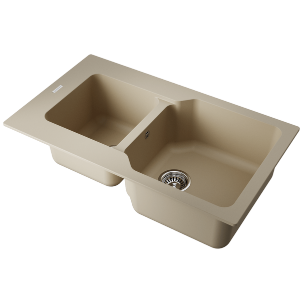 Кухонная мойка OMOIKIRI Maru 86-2 (Шампань)