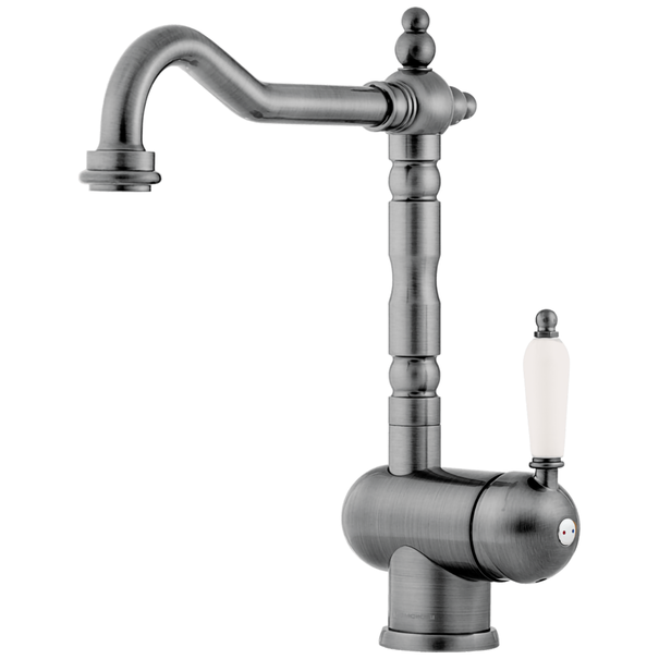 Смеситель для кухни OMOIKIRI Kyoto (Античное серебро)