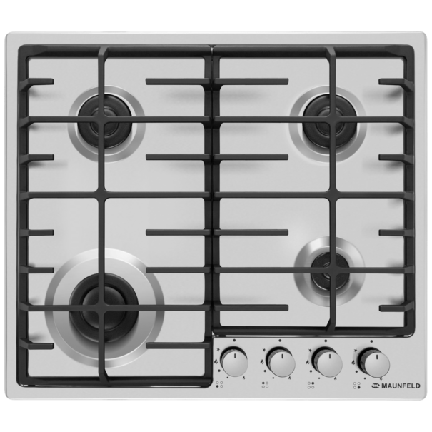 Газовая варочная панель MAUNFELD EGHS.64.6C /G (Нержавеющая сталь)