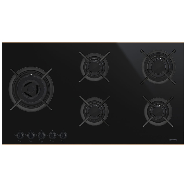 Газовая варочная панель Smeg PV695LCNR (Черный)